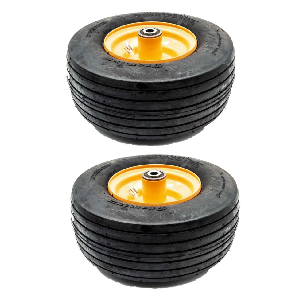 2 PK Genuine Scag 485207 Caster Wheel ASM 11x4.00-5 Freedom Liberty Z OEM