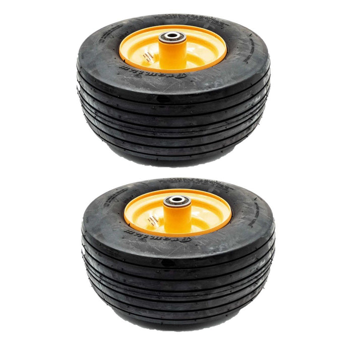 2 PK Genuine Scag 485207 Caster Wheel ASM 11x4.00-5 Freedom Liberty Z OEM