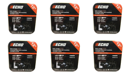 6 PK Genuine Echo 91VXL44CQ 3/8" .050" 44 DL Low Profile Saw Chain Loop OEM
