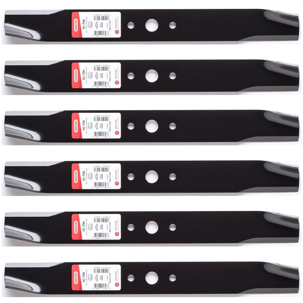 Oregon 6 Pack 91-706 Mower Blade for Simplicity 1708229 50"