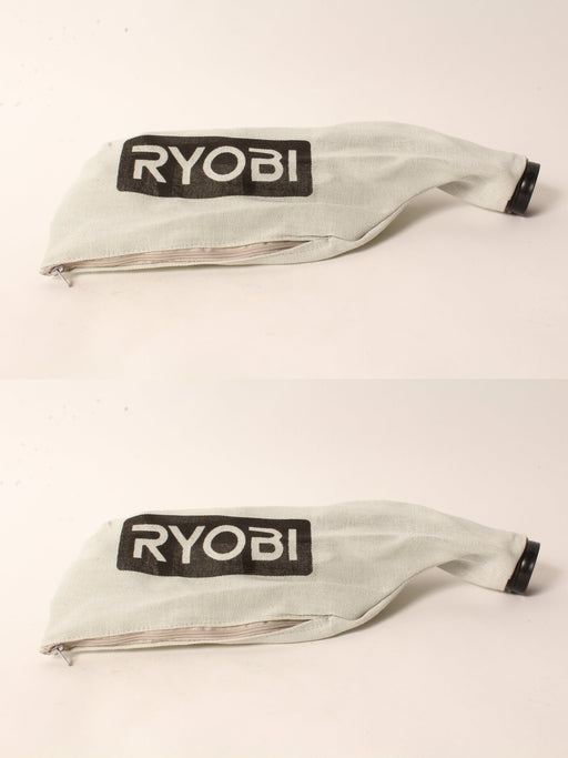 2 PK Genuine Ryobi 089240011703 Dust Bag Fits TSS701 TSS702 OEM