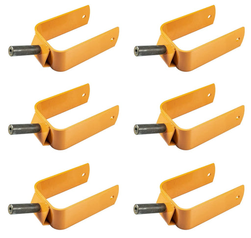6 PK Genuine Scag 451845 Caster Wheel Yoke Weldment Freedom Z Liberty Z