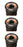3 PK Echo 330095073 .095" Black Diamond Trimmer Line Spool 885' Square Twisted
