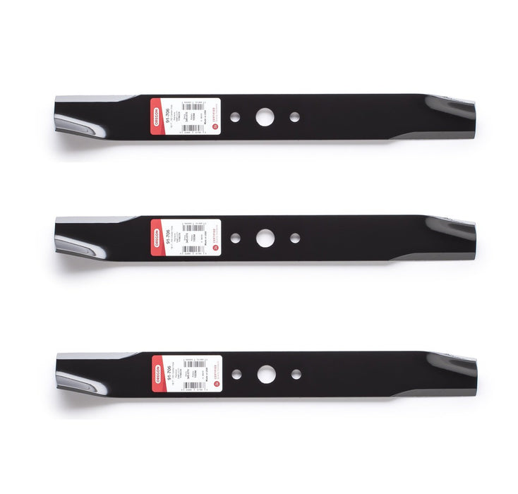 Oregon 3 Pack 91-706 Mower Blade for Simplicity 1708229 50"