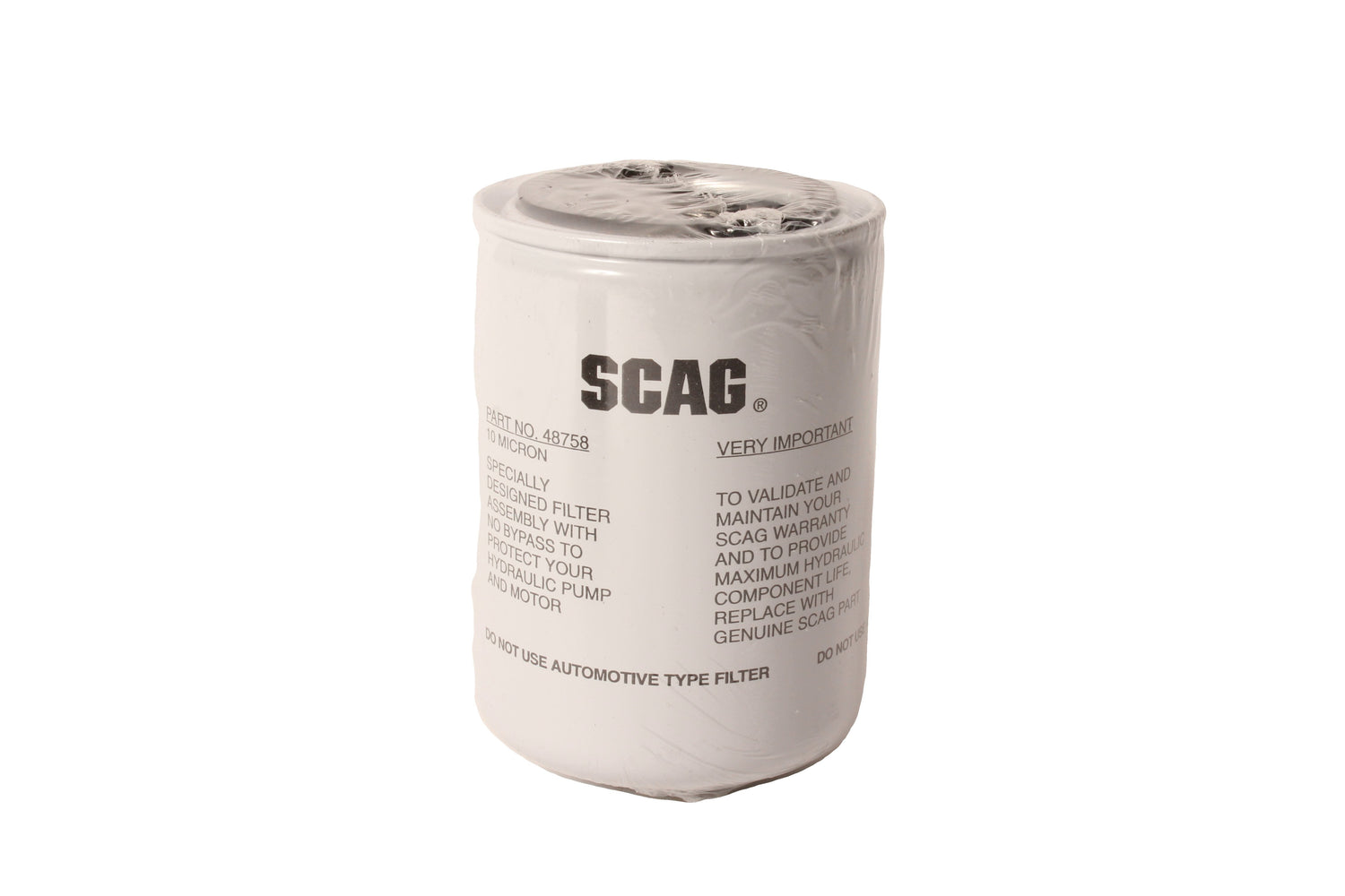OEM Scag 48758 Hydraulic Transmission Filter Fits Most Scag Zero Turns