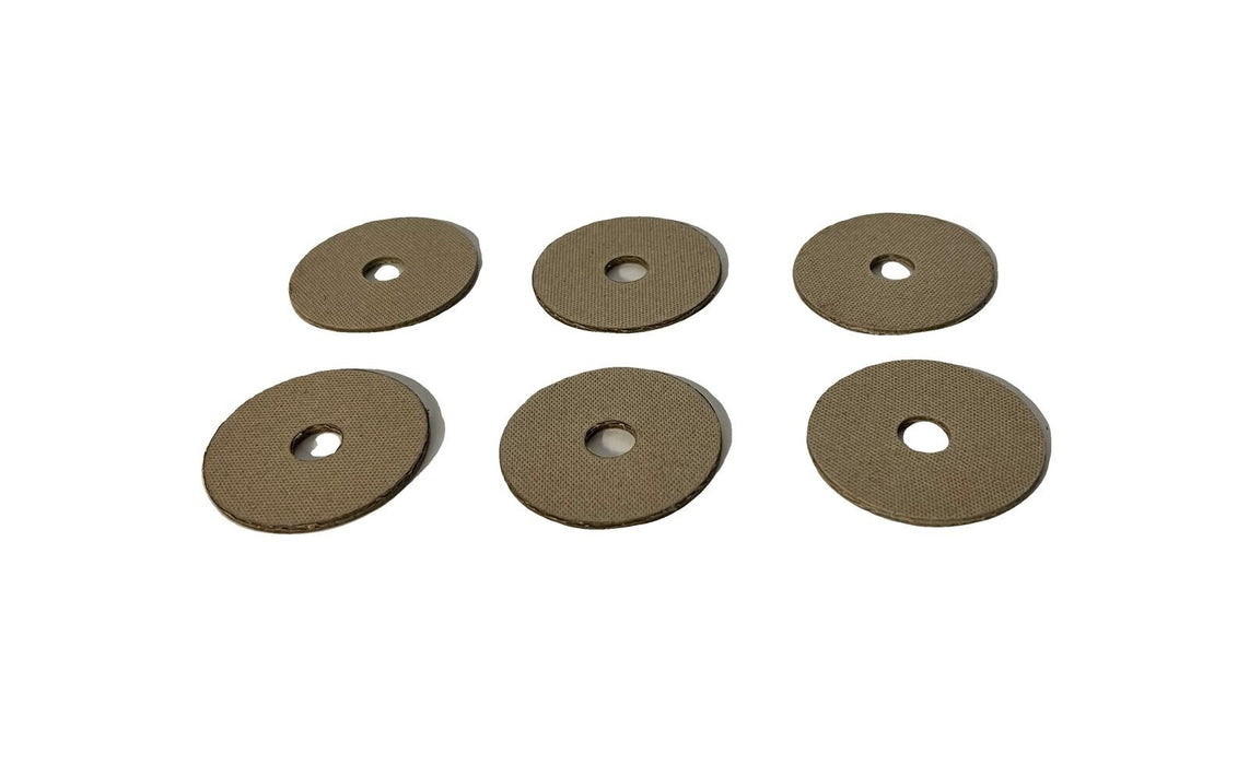 6 PK Fiber Washer Disc Fits Grasshopper 421200 2-1/4" OD For Most 52" 61" Decks