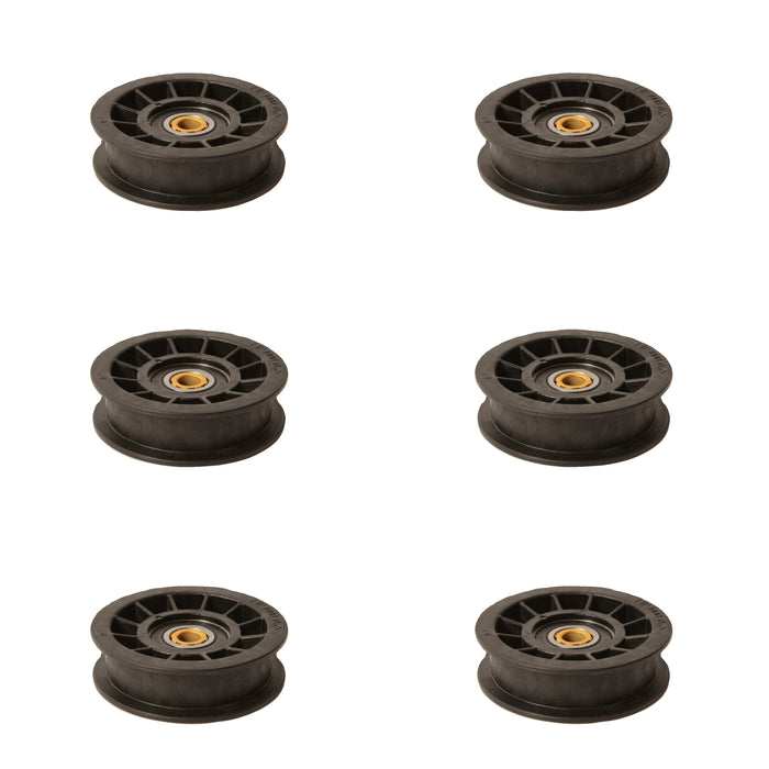 6 PK Flat Idler Pulley For John Deere AM115459 LX172 LX178 LX277 LX288 Z225 Z245