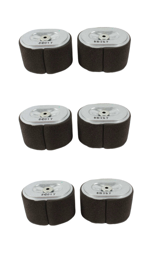 6 Pack Genuine Honda 17210-Z4M-821 Air Filter Fits GX120 GX140 GX160 GX200 OEM