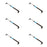 6 Genuine Exmark 142-8117 Motion Control Dampers Lazer Z Advantage Z Master Toro