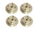 4 PK Genuine Scag 462808 Wheel Hub with Disc Tiger Cat II Turf Tiger II OEM