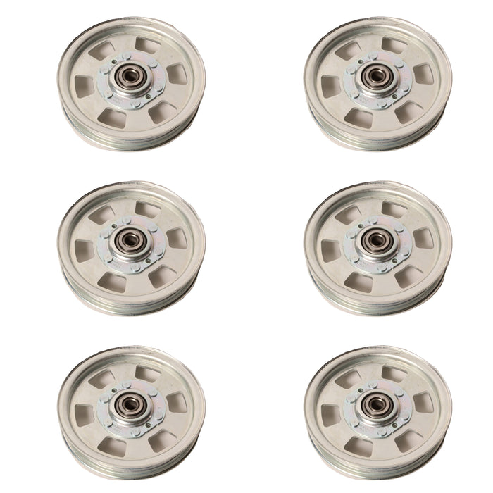 6 PK Flat Idler Pulley Fits Kubota K5559-34880 K5639-34882