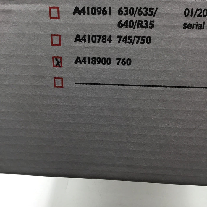 New OEM Avant 755i 760! 400 Hr Filter kit A418900