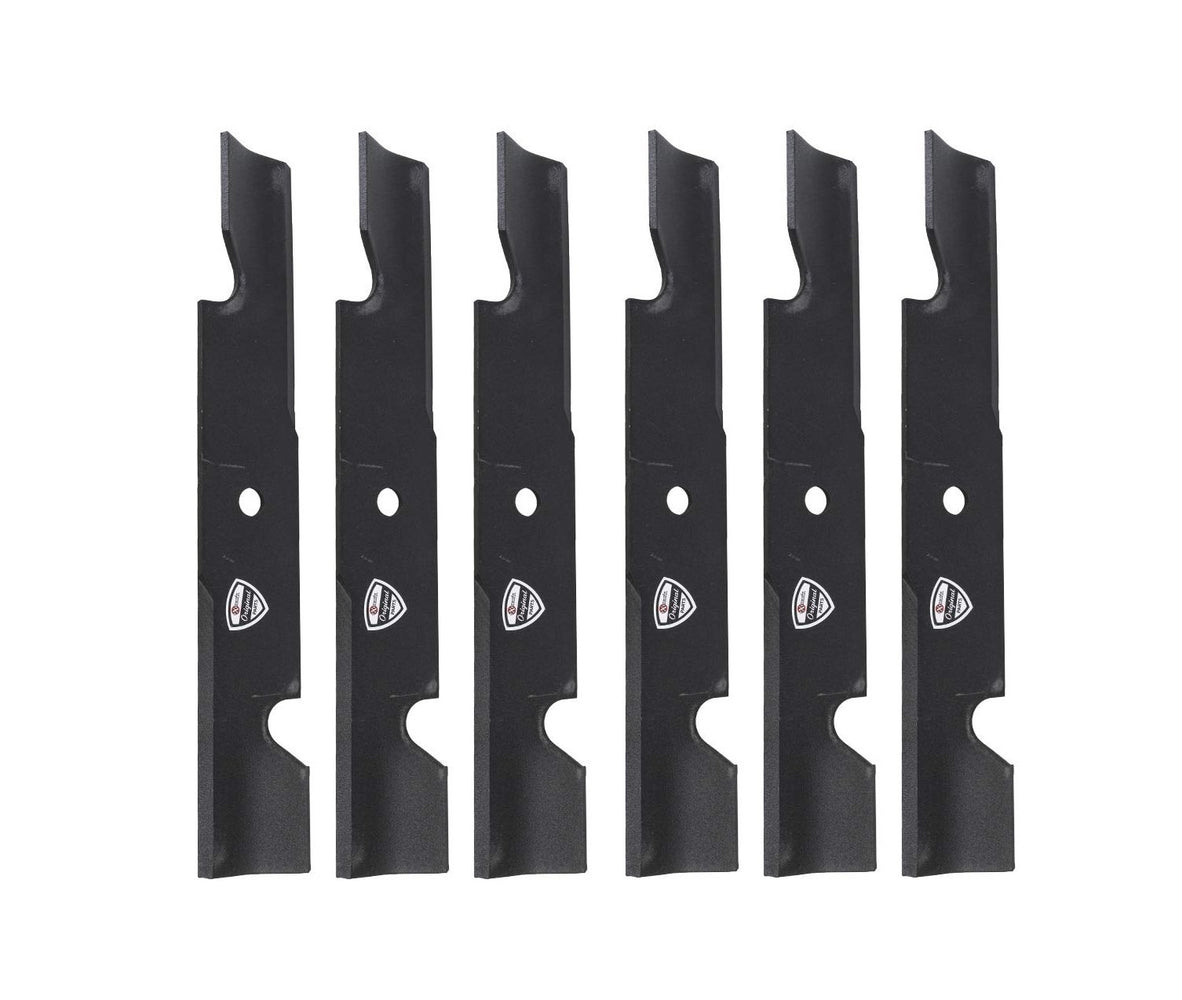 6 PK Genuine Exmark 103-6583-S Notched Blade Lazer Z Metro Turf Tracer S 48"