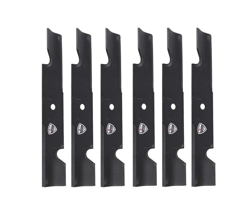 6 PK Genuine Exmark 103-6583-S Notched Blade Lazer Z Metro Turf Tracer S 48"