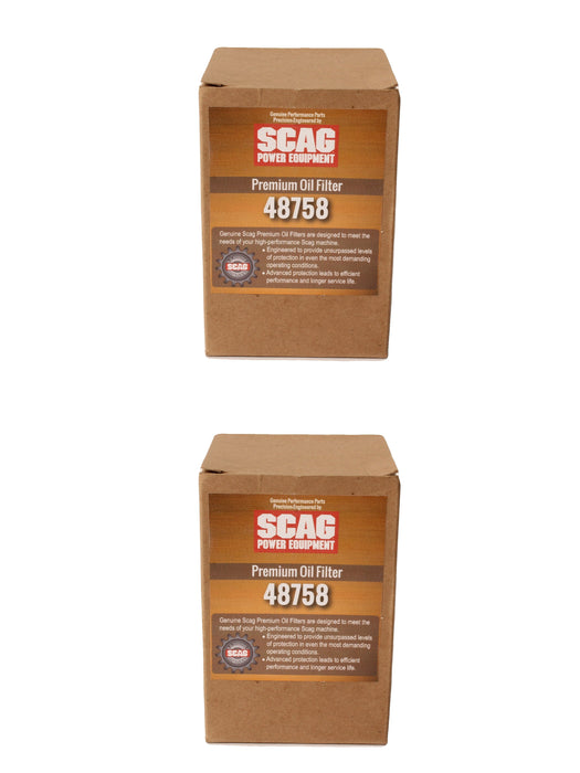 2PK OEM Scag 48758 Hydraulic Transmission Filter Fits Most Scag Zero Turns