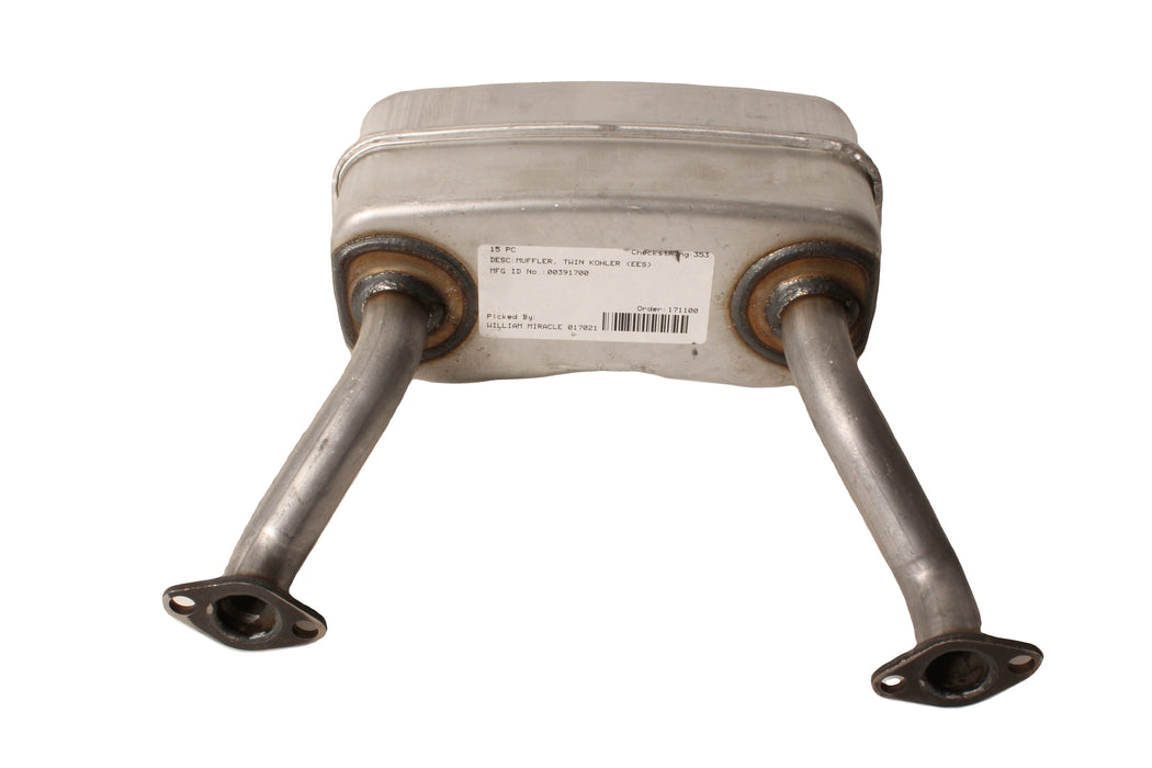 Genuine Ariens 00391700 Muffler Zoom 1540 1634 1640 1744 1840 2044 Kohler Twin