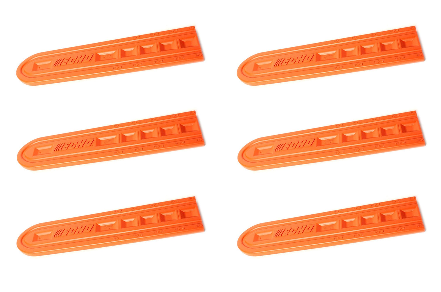 6 Genuine Echo 89850308034 HD Plastic Chainsaw Bar Scabbard Cover Fits 12"-20"