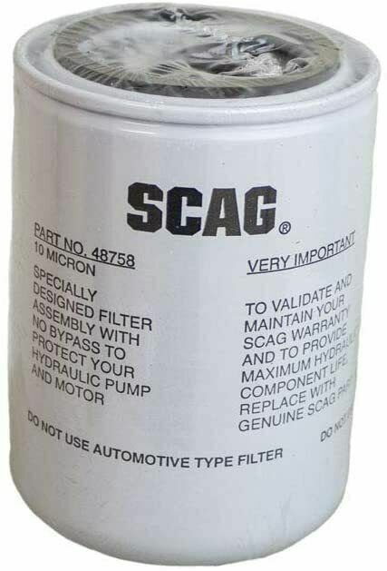 OEM Scag 48758 Hydraulic Transmission Filter Fits Most Scag Zero Turns