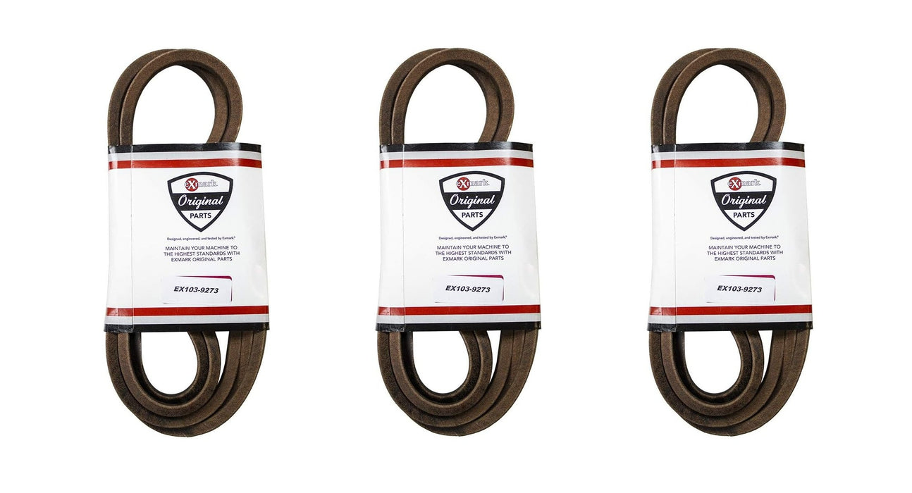 3 PK Genuine Exmark 103-9273-SL Belt Lazer Z CT 60" Pioneer E S Series 52" Cut