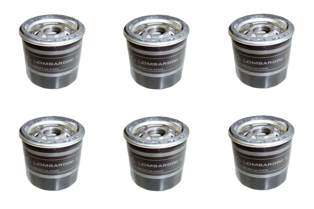 6 PK Kohler ED0021752180-S Oil Filter Lombardini Diesel LDW422 LDW442 LDW492