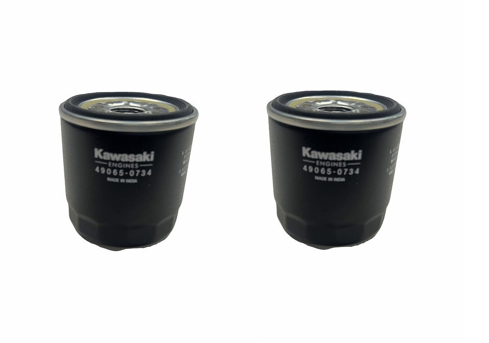 2 Pack Genuine Kawasaki 49065-0734 Oil Filter For 49065-0724 49065-7010 OEM