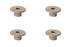4 PK Genuine Husqvarna 529496301 Front Axle Bushing Fits 532194737
