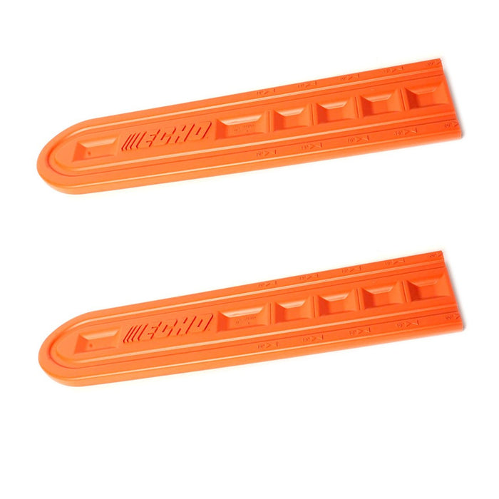 2 Genuine Echo 89850308034 HD Plastic Chainsaw Bar Scabbard Cover Fits 12"-20"