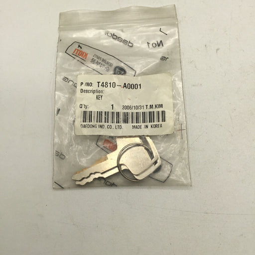 New OEM Kioti Keys T4810-A0001 DK45C DK451C DK50C DK551C DK65C DK651C