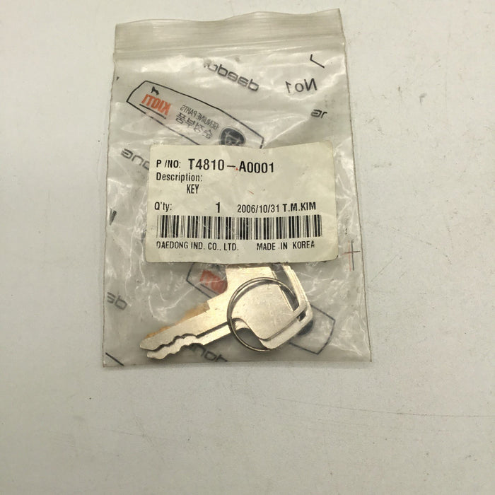 New OEM Kioti Keys T4810-A0001 DK45C DK451C DK50C DK551C DK65C DK651C