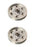 2 PK Flat Idler Pulley Fits Kubota K5559-34880 K5639-34882
