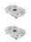 2 Pack Husqvarna 580954003 Revolution Blade Holder For GT54CS YT42CS YT48CS OEM