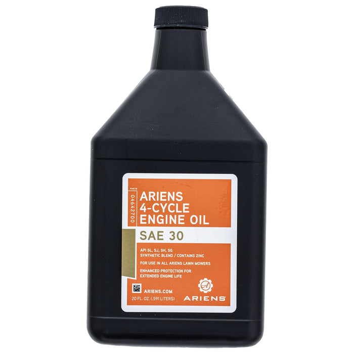 6 PK Genuine Ariens 4-Cycle SAE 30 Engine Oil 20 oz Bottle OEM 04642700
