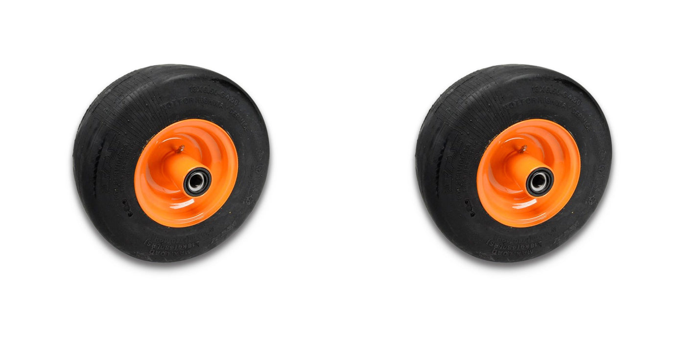 2 PK Genuine Scag 9278 13X6.50-6 Flat Free Front Caster Wheel and Tire OEM