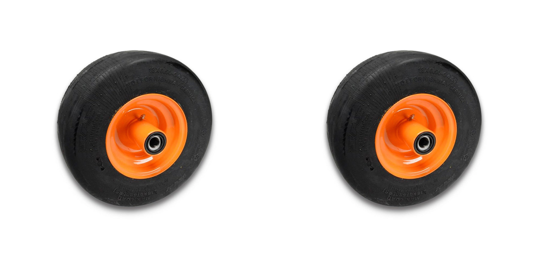 2 PK Genuine Scag 9278 13X6.50-6 Flat Free Front Caster Wheel and Tire OEM