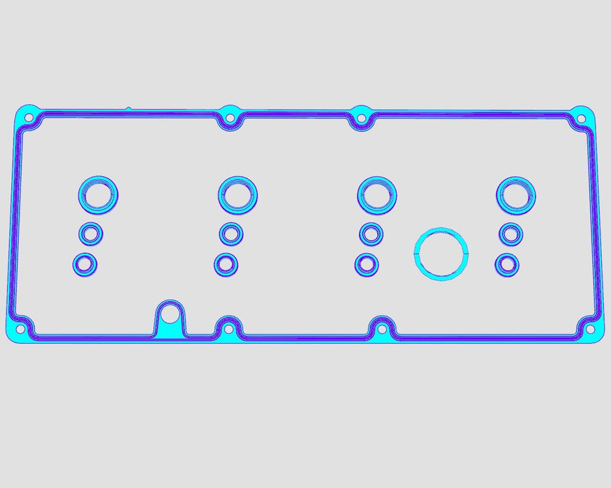 Genuine Kohler ED0082051350-S Head Cover Gasket Set Lombardini Diesel 2504 TCR