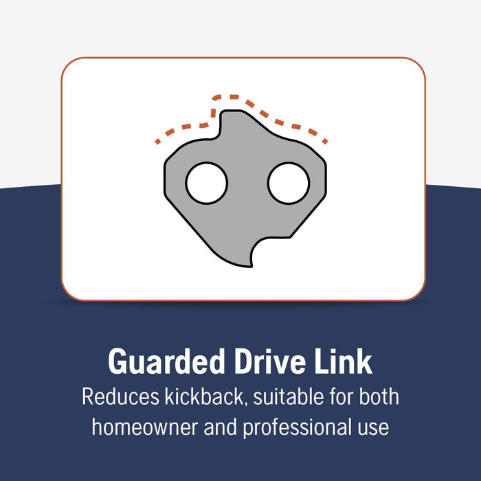 Husqvarna 585422155 X-Cut S93G 18 Inch Chainsaw Chain, 3/8" Mini Pitch, 050" Gauge