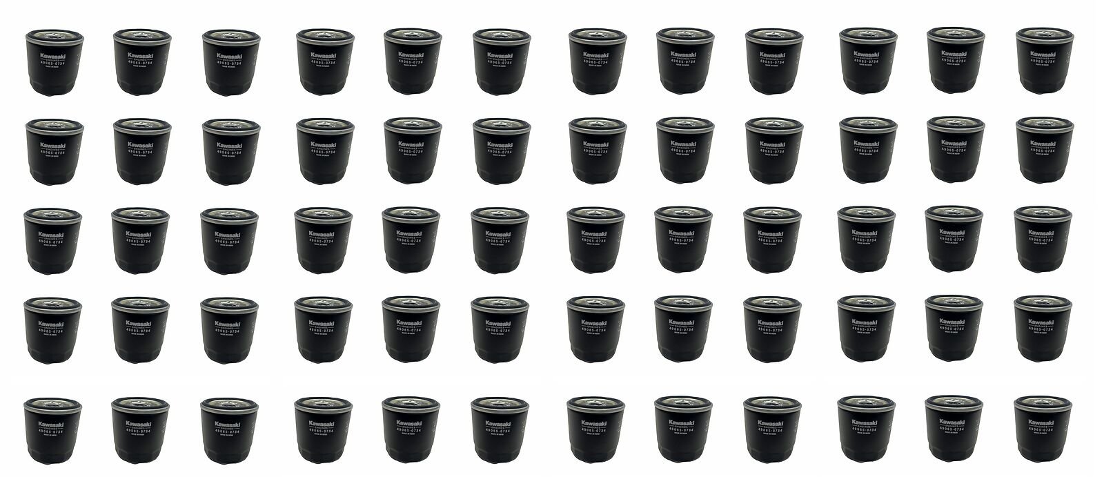 60 Pack Genuine Kawasaki 49065-0734 Oil Filter For 49065-0724 49065-7010 OEM