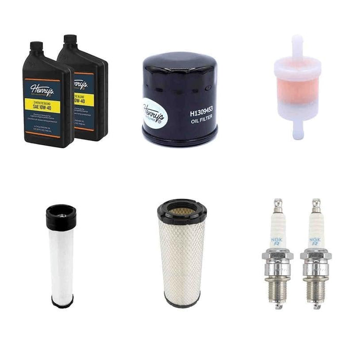 Henry's Maintenance Kit Fits Kawasaki 99969-6529 FX921V FX1000V 10W40