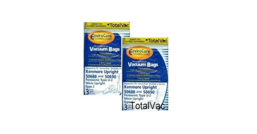 Genuine Kenmore 50690 Vacuum HEPA Dust Bag Type 0 Pack of 2 Replaces 53293