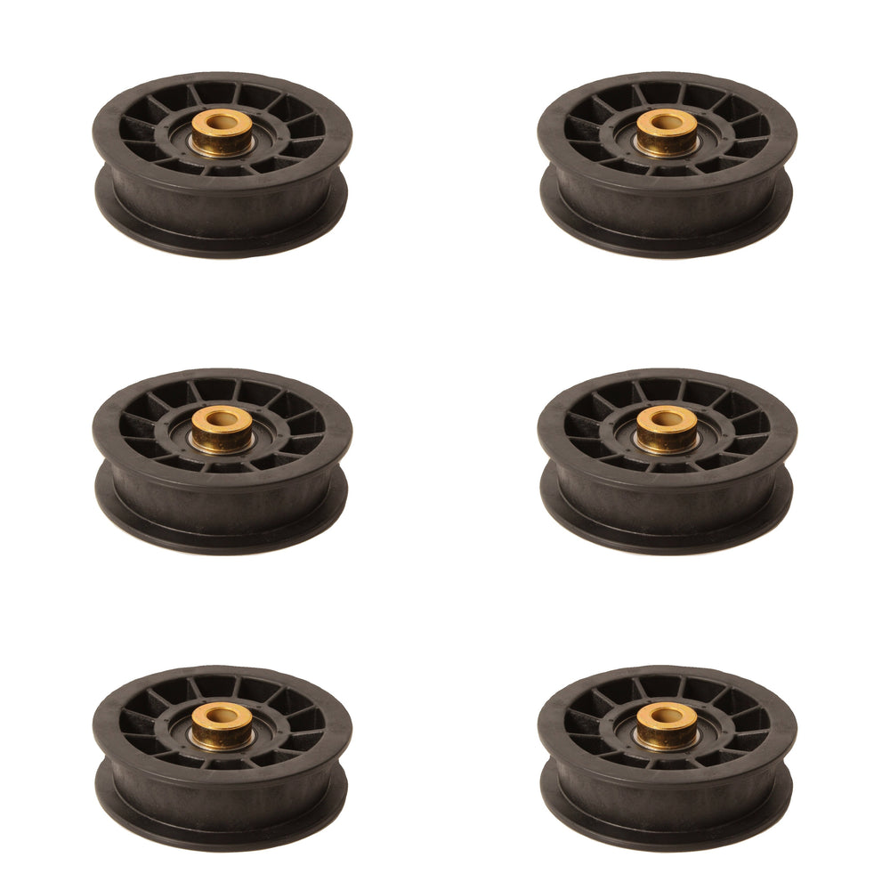 6 PK Flat Idler Pulley For John Deere AM115459 LX172 LX178 LX277 LX288 Z225 Z245