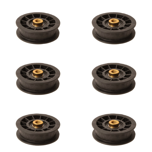 6 PK Flat Idler Pulley For John Deere AM115459 LX172 LX178 LX277 LX288 Z225 Z245