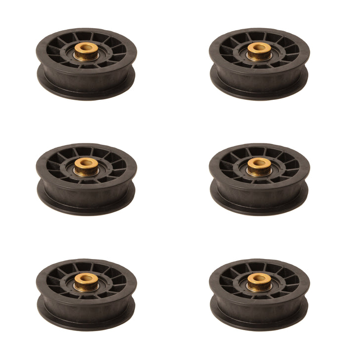 6 PK Flat Idler Pulley For John Deere AM115459 LX172 LX178 LX277 LX288 Z225 Z245