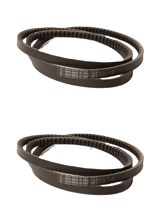 2 PK Cogged Pump Drive Belt Fits Scag 485909 Turf Tiger II STTI-52V 61V 72V