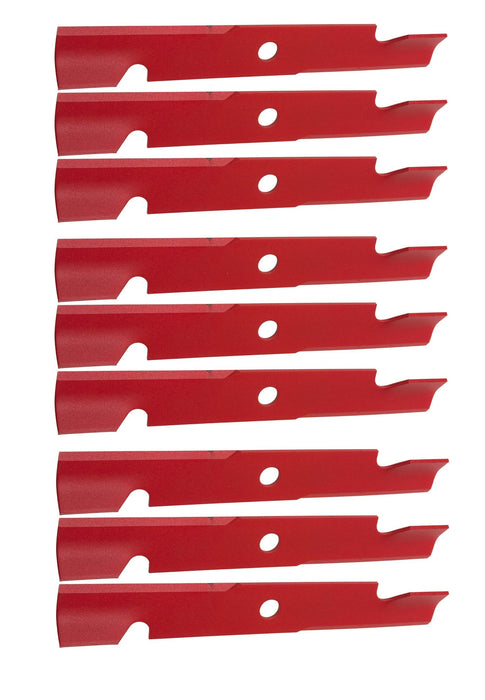 9 Genuine Exmark 103-6402-S Notched Blades Lazer Z Quest Pioneer Vantage Metro