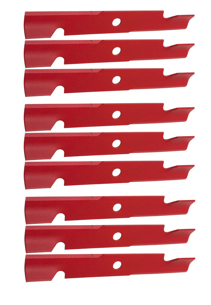 9 Genuine Exmark 103-6402-S Notched Blades Lazer Z Quest Pioneer Vantage Metro