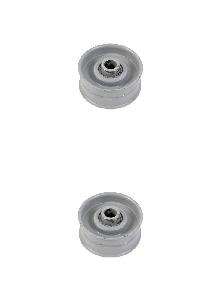 2 Pack Flat Idler Pulley For MTD 956-0199 Toro 7-0056 956034 Snapper 1716615SM