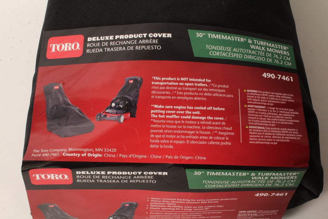 Genuine Toro 490-7461 Waterproof Cover 30" Timemaster 2013 and Newer