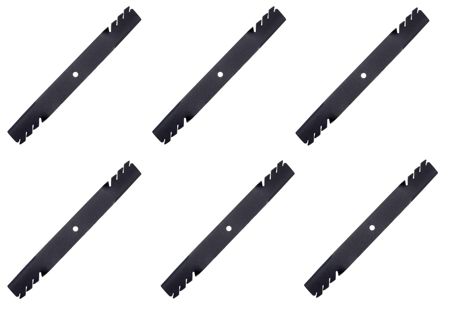 6 Toothed Blades For Scag 483318 Bad Boy 038-6080-00 BobCat 112111-03 71440003