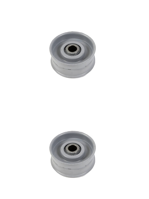2 Pack Flat Idler Pulley For MTD 956-0199 Toro 7-0056 956034 Snapper 1716615SM