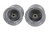 2 Pk OEM Husqvarna 532106732 6" Front Silver Rim Assembly Fits Poulan Craftsman